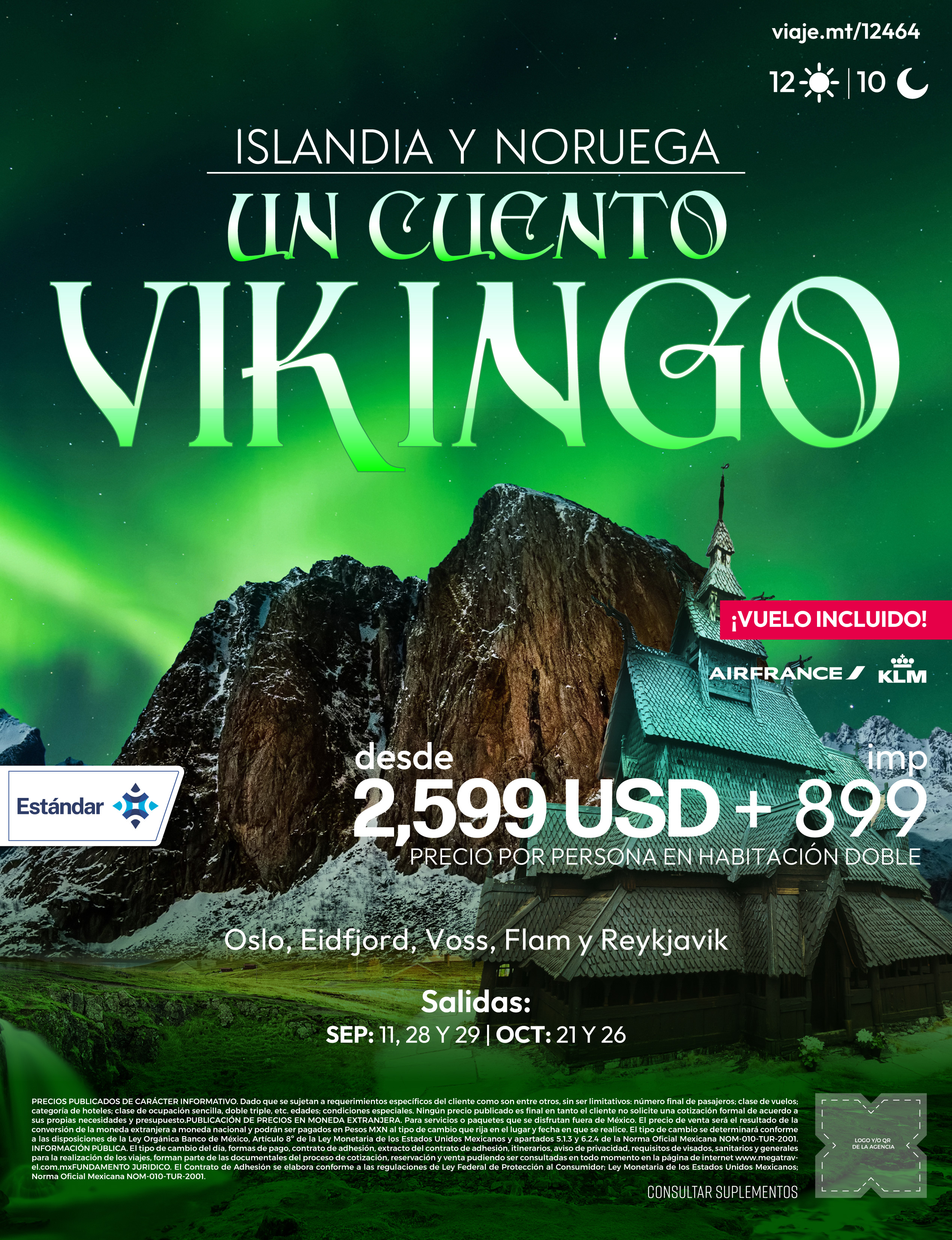 Islandia y Noruega Vikingo